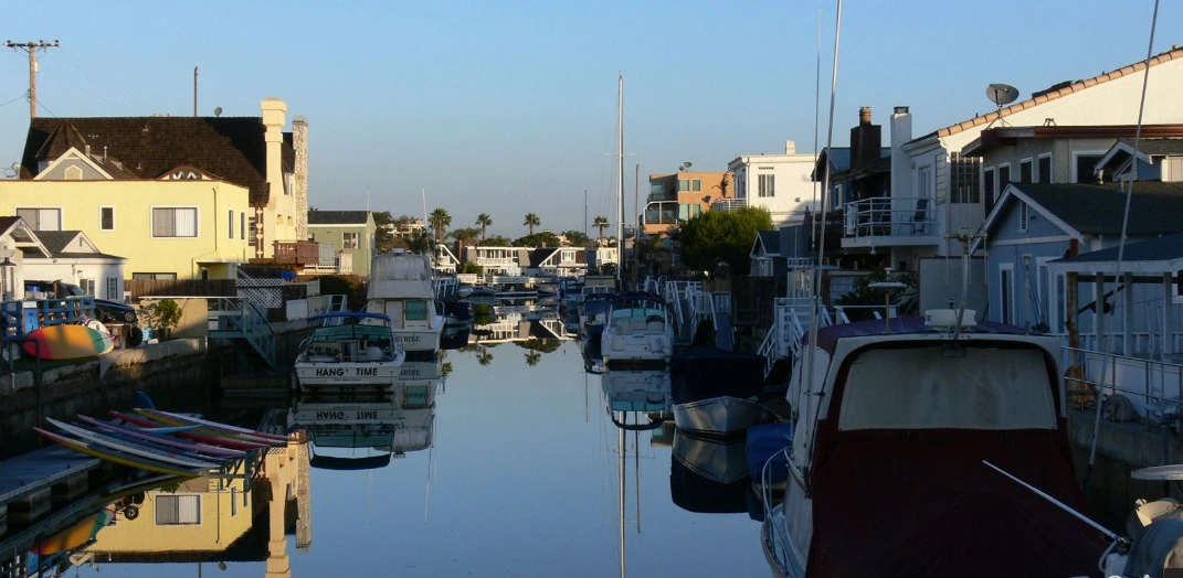 Sunset Beach waterfront marina — original prior-listing photograph